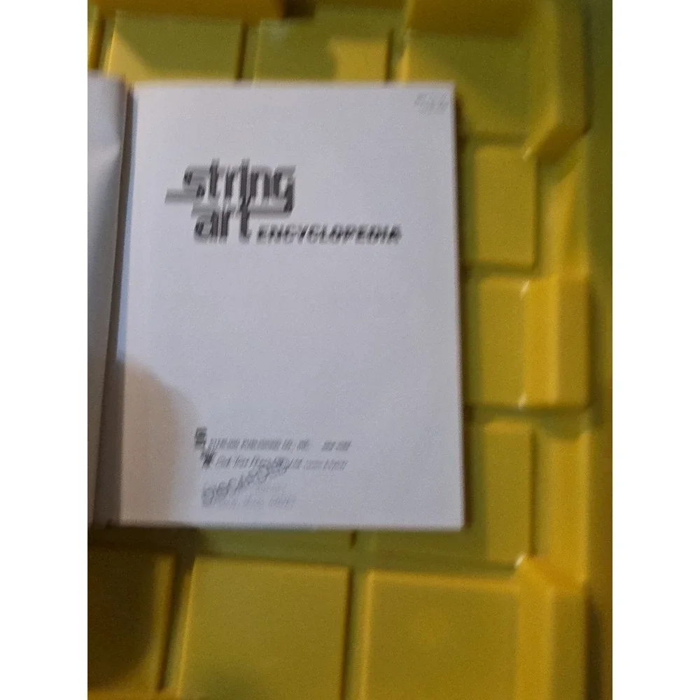 Vtg‎ 1976 STRING ART ENCYCLOPEDIA Sterling Pub HC ART REFERENCE Illus Crafts